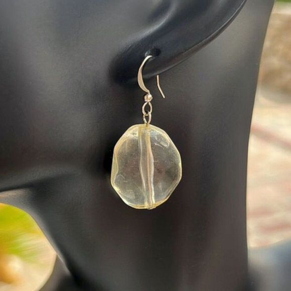 Chunky Freeform Acrylic Earrings - Picture 5 of 5